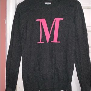 “M” sweater
